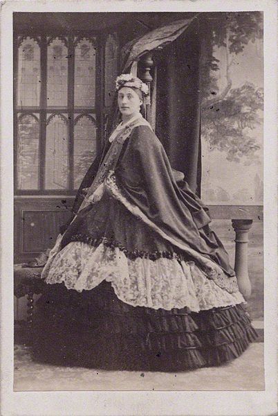 Photograph of the then Duchess of Manchester by Camille Silvy, 1860