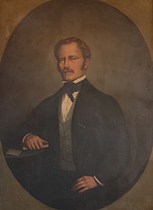 Portrait of Ludwig Ross, painted in 1870 by the Greek artist Georgios Varouchas and displayed in the University of Athens Museum Ludwig Ross by Georgios Varouchas 1870.jpg