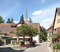 Medieval and early modern town of Hoheneck with town fortifications