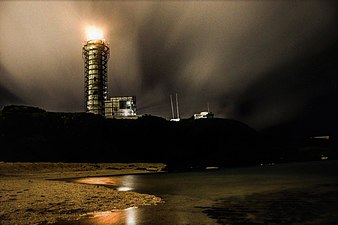 Lighthouse at night