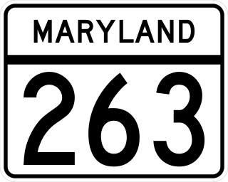 <span class="mw-page-title-main">Maryland Route 263</span> State highway in Maryland, United States