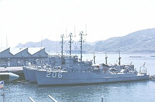 USS <i>Warbler</i> (MSC-206) Minesweeper of the United States Navy