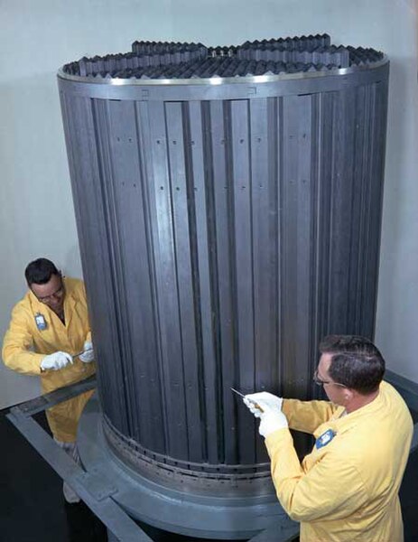The core of the Molten Salt Reactor Experiment