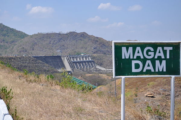 Image: Magat dam and sign