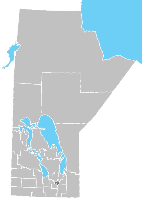 Divisiones censales de Manitoba