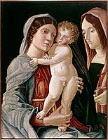 Дева Мария с Младенцем и святой мученицей