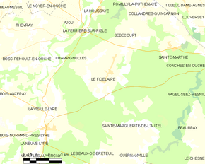 Poziția localității Le Fidelaire