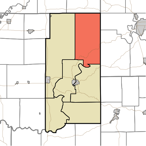 File:Map highlighting Mitcheltree Township, Martin County, Indiana.svg