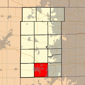 Placering af Sugar Grove Township