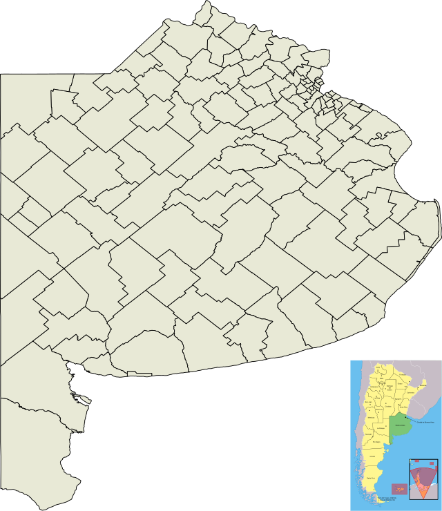 Розташування у Провінції Буенос-Айрес