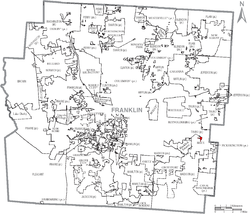 Map of Franklin County Ohio With Brice Labeled.png