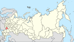Voronezj oblasts läge i Ryssland.