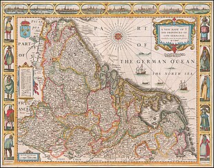 English map of the Seventeen Provinces of Low Germanie Map of Seventeen Provinces of Low Germanie (Zeventien Provincien der Nederlanden) 1626.jpg