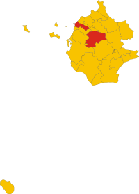 The comune of Trapani within the province of Trapani