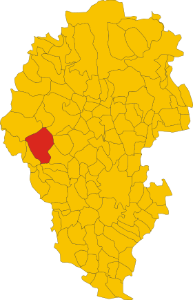 Localização de Valdagno