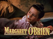 Margaret O'Brien won an Academy Juvenile Award for her screen work in 1944. Margaret O'Brien in Meet Me in St Louis trailer.jpg