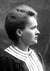 Marie Curie, one of five people who have received the Nobel Prize twice (Physics and Chemistry) Marie Curie 1903.jpg