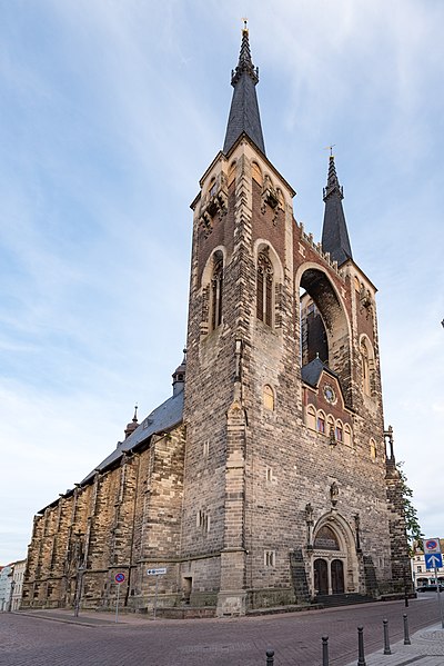 File:Marktplatz, St. Jakobskirche, Köthen (Anhalt) 20180812 001.jpg