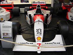 Number 7 McLaren MP4/9 driven by Häkkinen in the '94 season. From The Donington Collection.