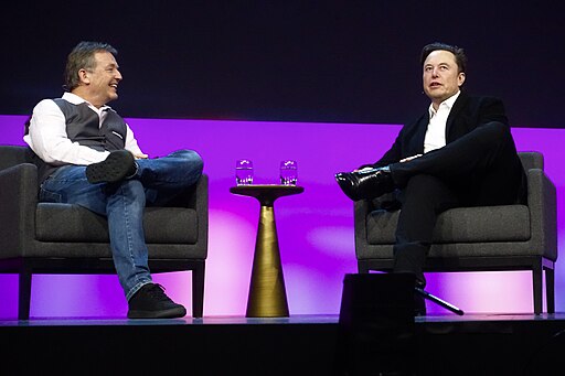 Elon Musk Twitter Interview at TED 2022. Photo by Steve Jurvetson. Creative Commons Attribution 2.0 Generic license.