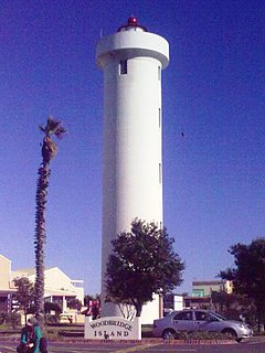 Milnerton Lighthouse Lighthouse on the shore of Table Bay in South Africa