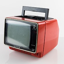 A portable monochrome CRT TV Mini Star 416-8834.jpg