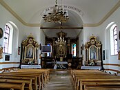 Wnętrze kościoła parafialnego w Mirczu