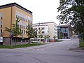 Mittuniversitetet-yliopiston rakennus Härnösandissa.