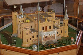 Maquette du château dans le musée