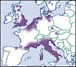 Monacha cantiana – Verbreitung