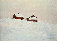 Houses in the Snow, Norway Monet w1395.jpg