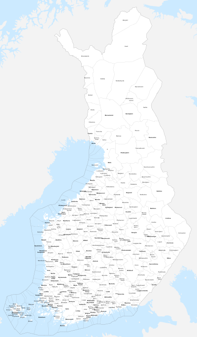Esitellä 98+ imagen suomen kuntarajat kartta