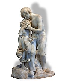 Aux champs (1899), marbre, musée des Beaux-Arts de Gaillac.