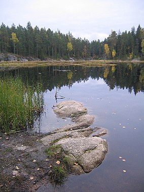 Mustalampi Lake in Nuuksio.jpg