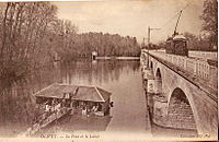 Le pont sur le Loiret à Olivet