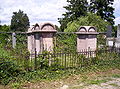 Graves of rabbies in the new Jewish cemetery in Pápa, Hungary Rabbisírok a pápai új zsidó temetőben