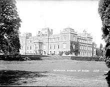 Newnham Paddox House, seat of the Earls of Desmond and Earls of Denbigh since 1433, title inherited in the female line, granted to Richard Preston, 1st Earl of Desmond Newnham Paddox House1.jpg