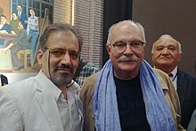 Attar & Nikita Mikhalkov, Russian filmmaker and actor, Tashkent International Film Festival, Uzbekistan 2021