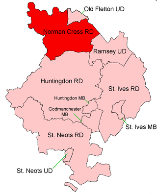 <span class="mw-page-title-main">Norman Cross Rural District</span>