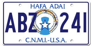 Vehicle registration plates of the Northern Mariana Islands Northern Mariana Islands vehicle license plates