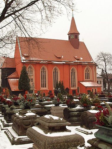Kyrkogård i Nürnberg, Tyskland.