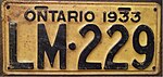 ONTARIO 1933 plaat (2210920242).jpg