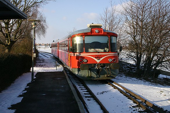 DSB Rail Bus on Odderbanenz