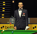 Deutsch: Bild aufgenommen in Berlin während des German Masters im Snooker 2013. Olivier Marteel. English: Picture taken in Berlin during the Snooker German Masters in 2013. Olivier Marteel.