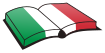 Open book Italy.svg