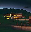 Utah Valley University in front of the skyline of Mount Timpanogos.