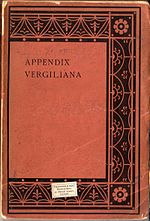 Thumbnail for Appendix Vergiliana