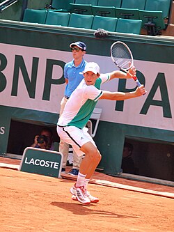Thiem en Roland Garros 2017.