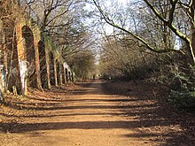 The Parkland Walk runs through Crouch End between Highgate and Finsbury Park.