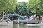 Passerelle de la Grange-aux-Belles 48°52′23″N 2°21′50″E﻿ / ﻿48.873194°N 2.363861°E﻿ / 48.873194; 2.363861